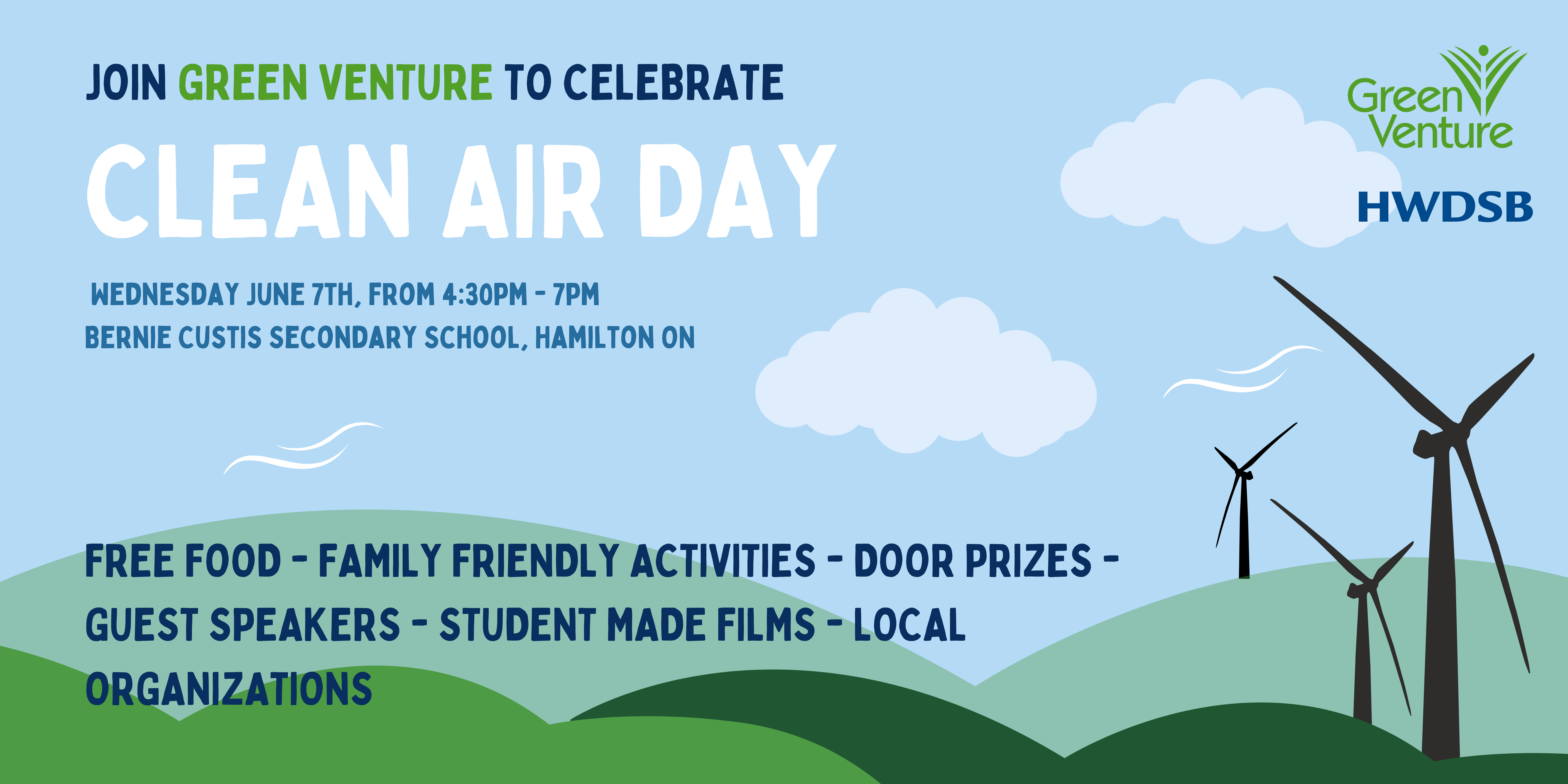Clean Air Day in Hamilton June 7th, 2023 Green Venture
